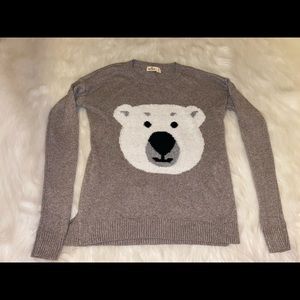 Hollister polar bear sweater